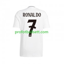 Fotballdrakt Real Madrid Cristiano Ronaldo 7 Herre Hjemmekit 2024-2025 Kortermet