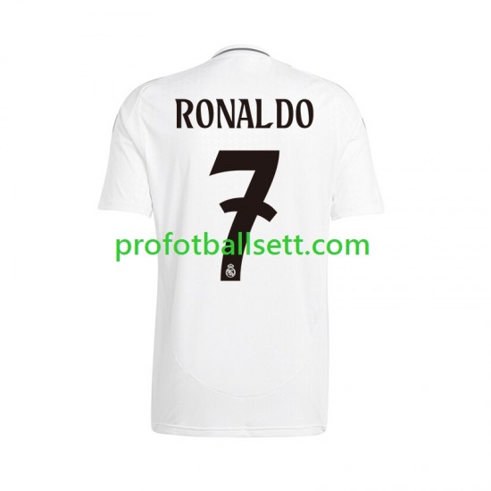 Fotballdrakt Real Madrid Cristiano Ronaldo 7 Herre Hjemmekit 2024-2025 Kortermet
