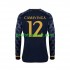 Fotballdrakt Real Madrid EDUARDO CAMAVINGA 12 Herre Bortekit 2023-2024 Langermet