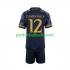 Fotballdrakt Real Madrid EDUARDO CAMAVINGA 12 Barn Bortekit 2023-2024 Kortermet
