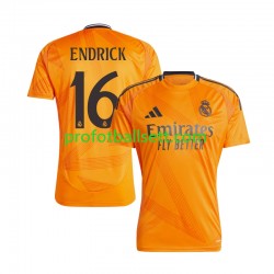 Fotballdrakt Real Madrid ENDRICK 16 Herre Bortekit 2024-2025 Kortermet