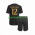 Fotballdrakt Real Madrid Eduardo Camavinga 12 Barn Tredjekit 2023-2024 Kortermet