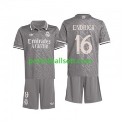 Fotballdrakt Real Madrid Endrick 16 Barn Tredjekit 2024-2025 Kortermet