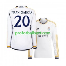 Fotballdrakt Real Madrid Fran Garcia 20 Herre Hjemmekit 2023-2024 Langermet