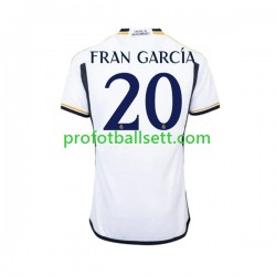 Fotballdrakt Real Madrid Fran Garcia 20 Herre Hjemmekit 2023-2024 Kortermet