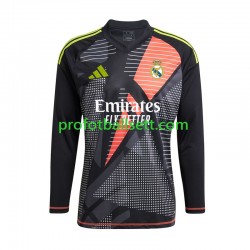 Fotballdrakt Real Madrid Keeper Herre Bortekit 2024-2025 Langermet