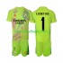 Fotballdrakt Real Madrid Keeper COURTOIS 1 Barn Fjerdekit 2024-2025 Kortermet