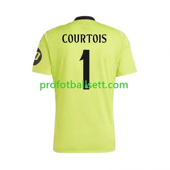 Fotballdrakt Real Madrid Keeper COURTOIS 1 Herre Tredjekit 2024-2025 Kortermet