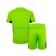 Fotballdrakt Real Madrid Keeper Barn Hjemmekit 2023-2024 Kortermet