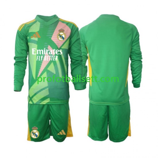 Fotballdrakt Real Madrid Keeper Barn Tredjekit 2024-2025 Langermet