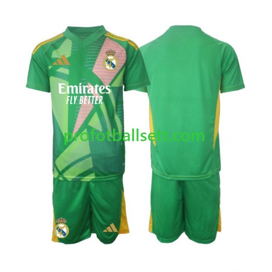 Fotballdrakt Real Madrid Keeper Barn Tredjekit 2024-2025 Kortermet