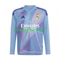 Fotballdrakt Real Madrid Keeper Herre Hjemmekit 2024-2025 Blå Langermet
