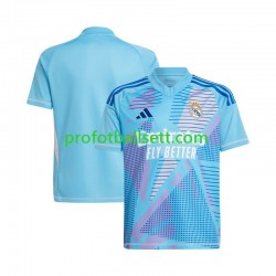 Fotballdrakt Real Madrid Keeper Herre Hjemmekit 2024-2025 Blå Kortermet