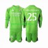 Fotballdrakt Real Madrid Keeper Kepa Arrizabalaga 25 Barn Hjemmekit 2023-2024 Langermet