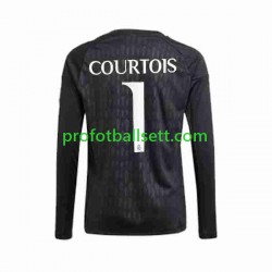 Fotballdrakt Real Madrid Keeper Thibaut Courtois 1 Herre Bortekit 2023-2024 Langermet
