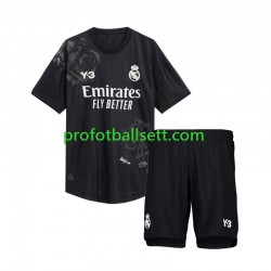 Fotballdrakt Real Madrid Keeper Y3 Barn Fjerdekit 2023-2024 Svart Kortermet