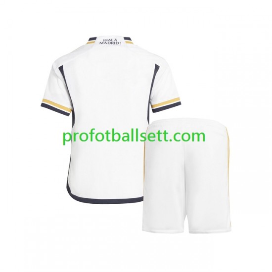 Fotballdrakt Real Madrid Barn Hjemmekit 2023-2024 Kortermet