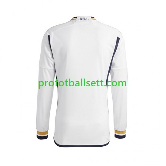 Fotballdrakt Real Madrid Herre Hjemmekit 2023-2024 Langermet