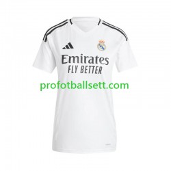 Fotballdrakt Real Madrid Dame Hjemmekit 2024-2025 Kortermet