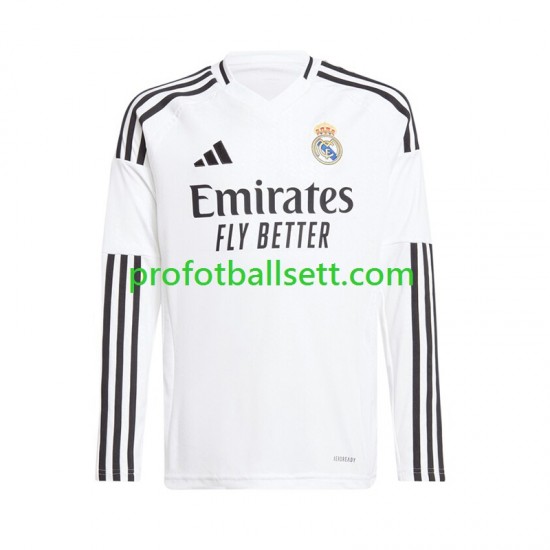 Fotballdrakt Real Madrid Herre Hjemmekit 2024-2025 Hvit Langermet