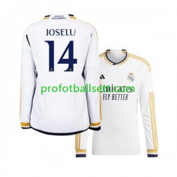 Fotballdrakt Real Madrid JOSELU 14 Herre Hjemmekit 2023-2024 Langermet