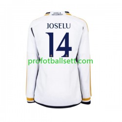 Fotballdrakt Real Madrid JOSELU 14 Herre Hjemmekit 2023-2024 Langermet
