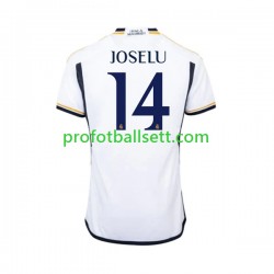 Fotballdrakt Real Madrid JOSELU 14 Herre Hjemmekit 2023-2024 Kortermet