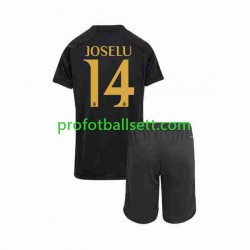 Fotballdrakt Real Madrid Joselu 14 Barn Tredjekit 2023-2024 Kortermet