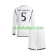 Fotballdrakt Real Madrid Jude Bellingham 5 Barn Hjemmekit 2023-2024 Langermet
