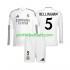 Fotballdrakt Real Madrid Jude Bellingham 5 Barn Hjemmekit 2024-2025 Langermet