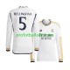Fotballdrakt Real Madrid Jude Bellingham 5 Herre Hjemmekit 2023-2024 Langermet