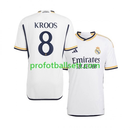 Fotballdrakt Real Madrid Kroos 8 Herre Hjemmekit 2023-2024 Kortermet