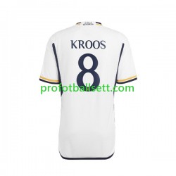 Fotballdrakt Real Madrid Kroos 8 Herre Hjemmekit 2023-2024 Kortermet