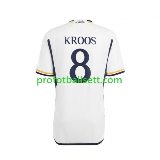 Fotballdrakt Real Madrid Kroos 8 Herre Hjemmekit 2023-2024 Kortermet