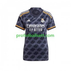 Fotballdrakt Real Madrid Dame Bortekit 2023-2024 Kortermet