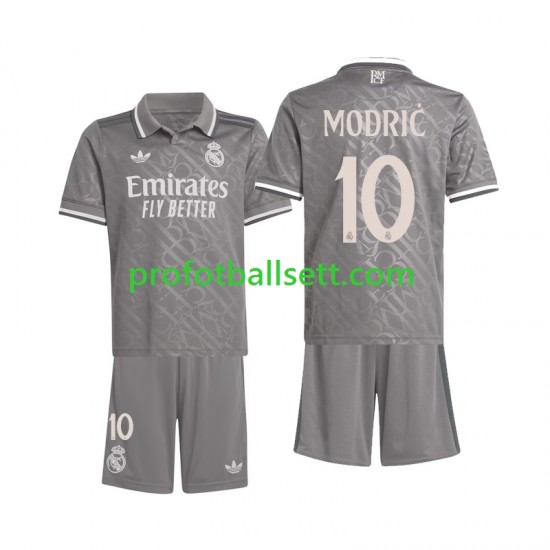 Fotballdrakt Real Madrid Modric 10 Barn Tredjekit 2024-2025 Kortermet