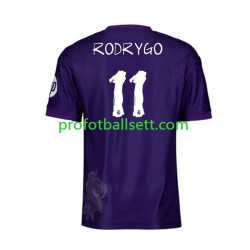 Fotballdrakt Real Madrid RODRYGO 11 Y-3 Herre Fjerdekit 2023-2024 Lilla Kortermet