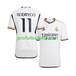 Fotballdrakt Real Madrid Rodrygo Goes 11 Herre Hjemmekit 2023-2024 Kortermet