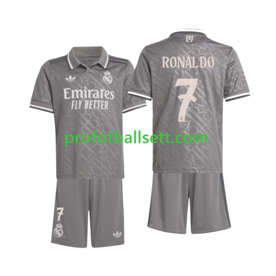 Fotballdrakt Real Madrid Ronaldo 7 Barn Tredjekit 2024-2025 Kortermet