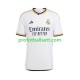 Fotballdrakt Real Madrid TCHOUAMENI 18 Barn Hjemmekit 2023-2024 Kortermet