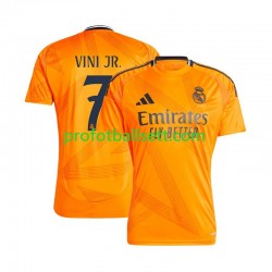 Fotballdrakt Real Madrid VINI JR 7 Herre Bortekit 2024-2025 Kortermet