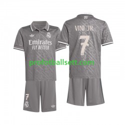 Fotballdrakt Real Madrid Vini JR. 7 Barn Tredjekit 2024-2025 Kortermet