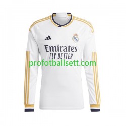 Fotballdrakt Real Madrid Vinicius Junior 7 Barn Hjemmekit 2023-2024 Langermet