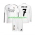 Fotballdrakt Real Madrid Vinicius Junior 7 Barn Hjemmekit 2024-2025 Langermet