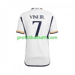 Fotballdrakt Real Madrid Vinicius Junior 7 Herre Hjemmekit 2023-2024 Kortermet