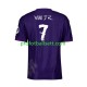 Fotballdrakt Real Madrid Vinicius Junior 7 Y-3 Herre Fjerdekit 2023-2024 Lilla Kortermet