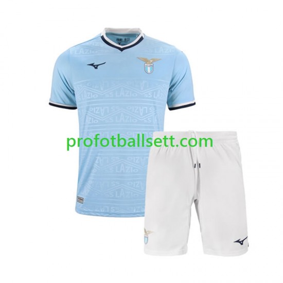 Fotballdrakt SS Lazio Barn Hjemmekit 2024-2025 Kortermet