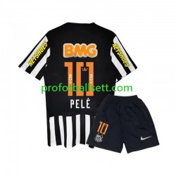 Retro Fotballdrakt Santos PELE 10 -2012 Barn Bortekit 2011 Kortermet