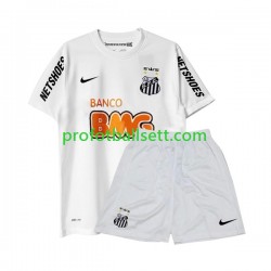 Retro Fotballdrakt Santos -2012 Barn Hjemmekit 2011 Kortermet