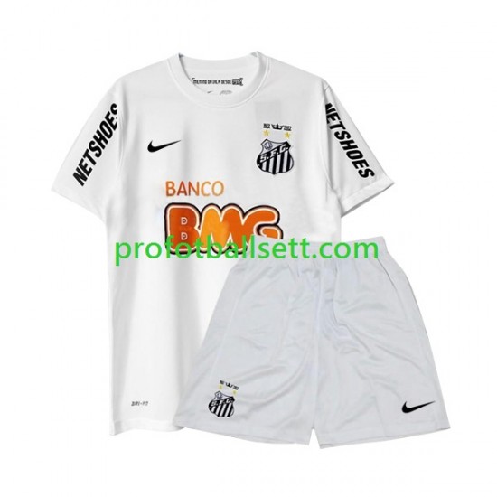 Retro Fotballdrakt Santos -2012 Barn Hjemmekit 2011 Kortermet